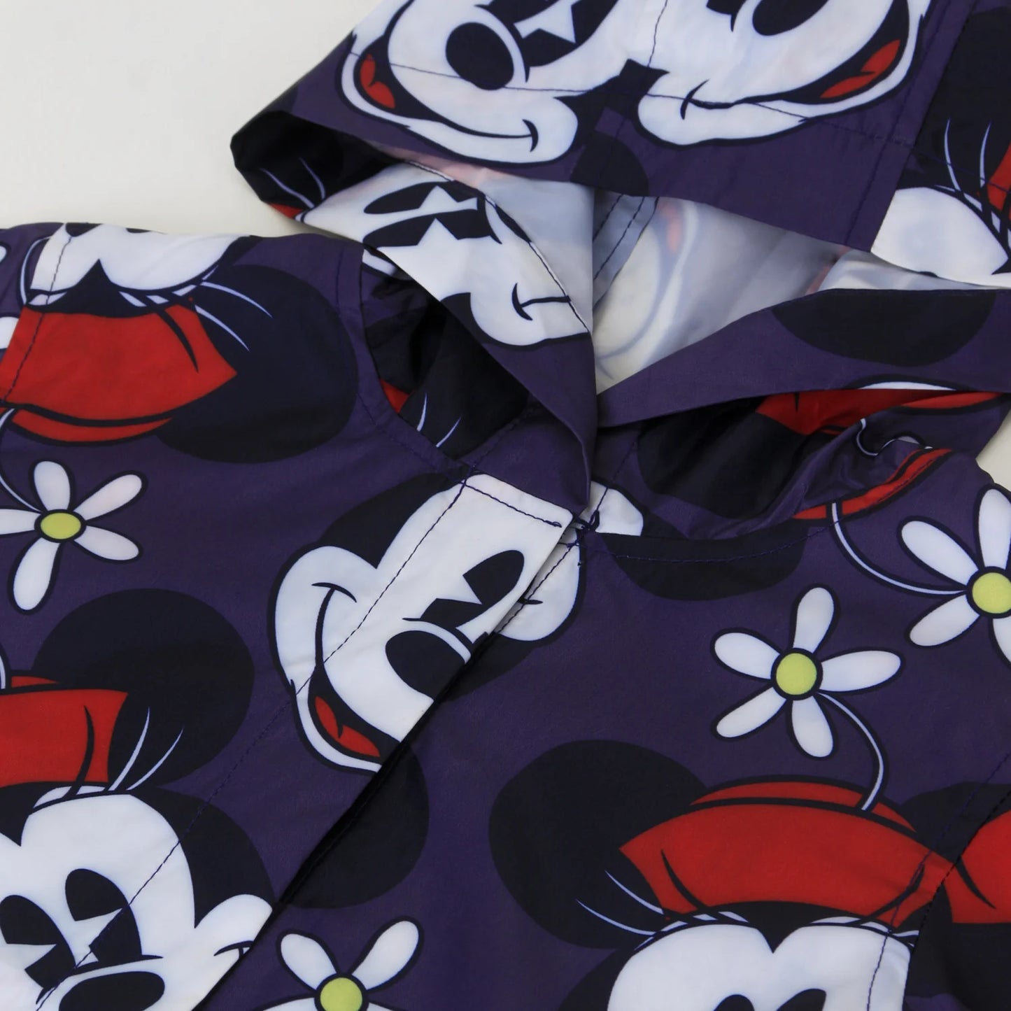 Impermeable Niña Full Print Minnie Morado
