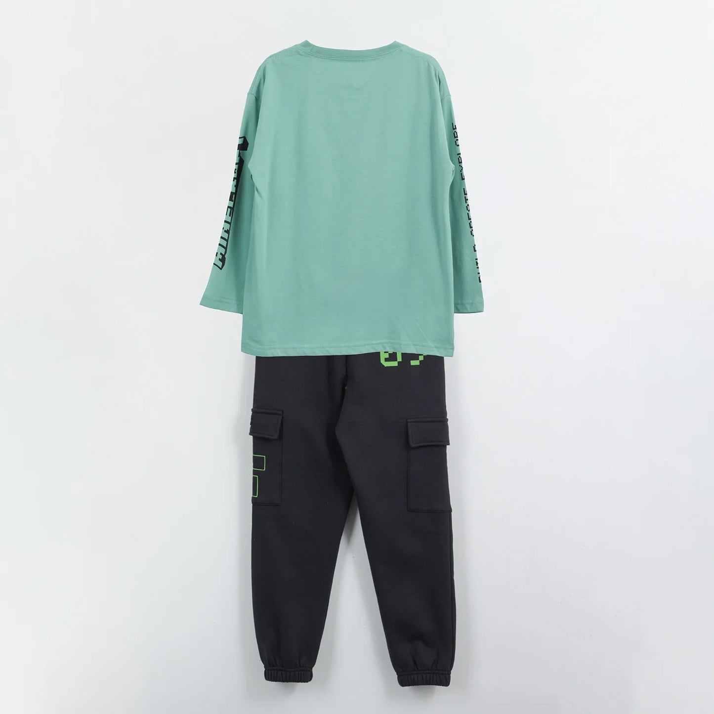 Conjunto Niño Creeper Cargo Verde