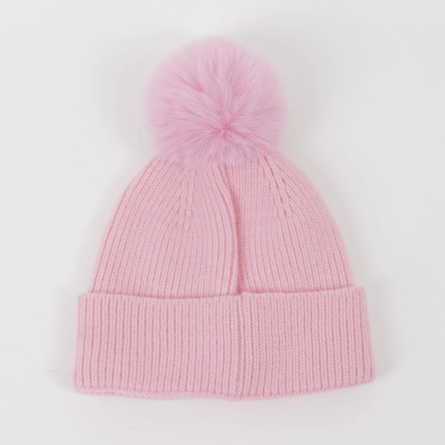Gorro Niña con Pompón  Skye Rosado
