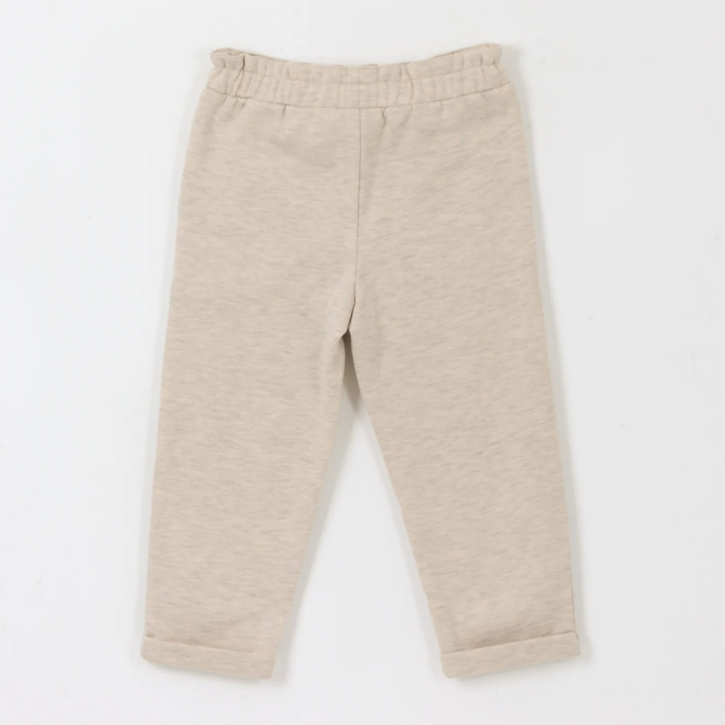 Pantalón Niña Buzo Lazo Beige