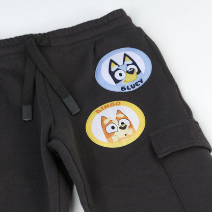 Pantalón Niño de Buzo Cargo Gris