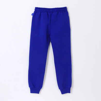 Pantalón Niño de Buzo Jogger Azul