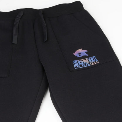Pantalón Niño de Buzo Logo Sonic Negro
