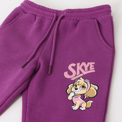 Pantalón de Buzo Niña Skye Morado