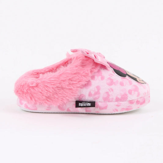 pantufla-niña-invernal-minnie-mouse-moño-rosado