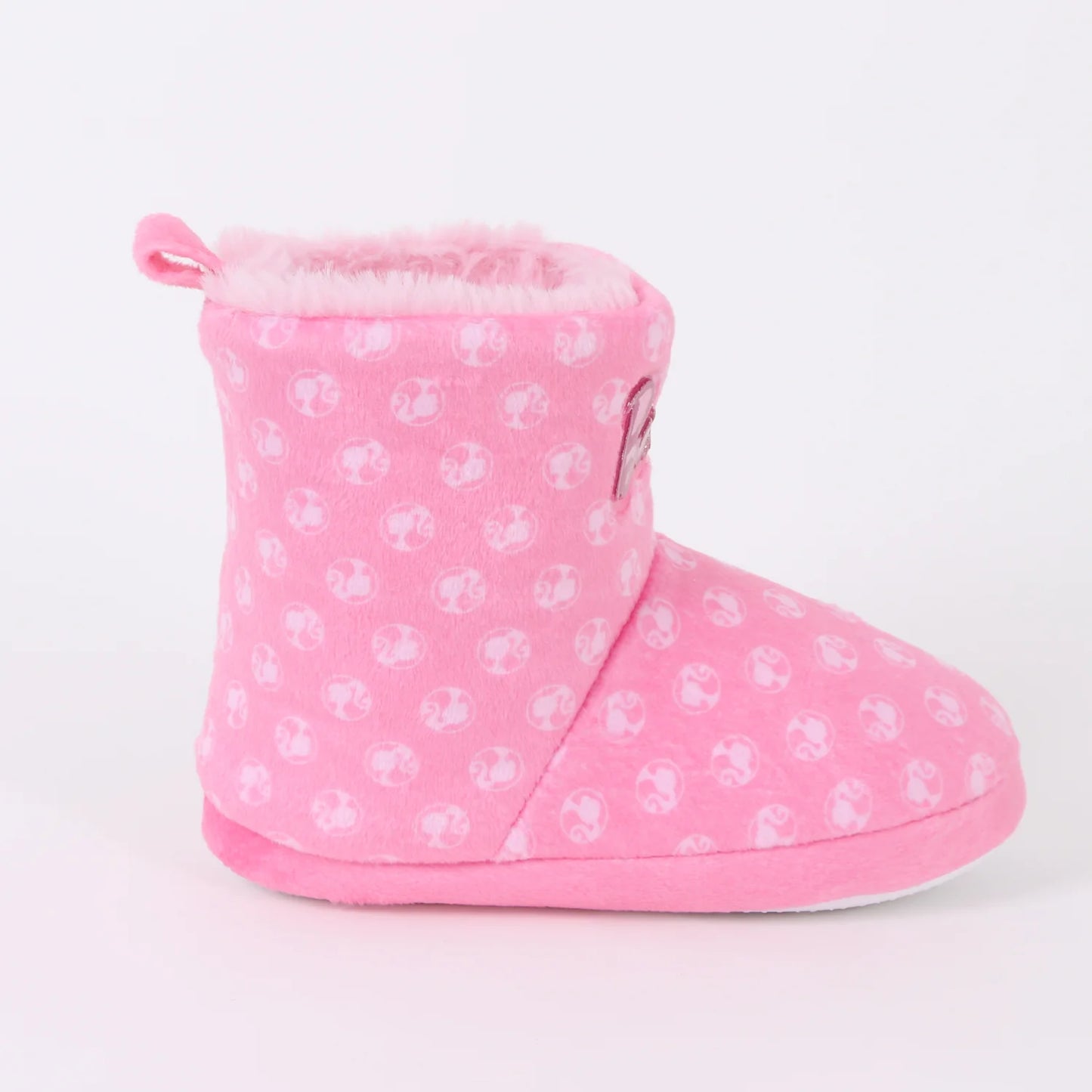 pantufla-bota-niña-invernal-logo-print-rosado