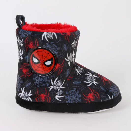 pantufla-bota-niño-invernal-full-print-spiderman-gris-