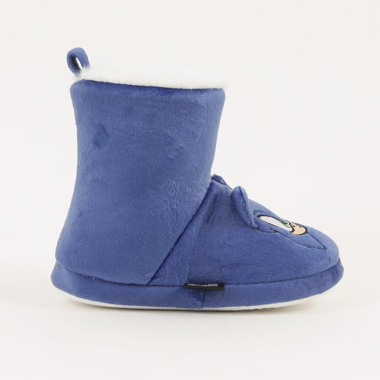pantufla-bota-niño-invernal-orejas-azul-
