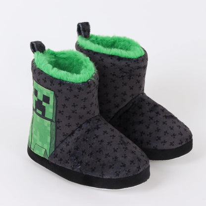 Pantufla Bota Niño Invernal Creepers Negro