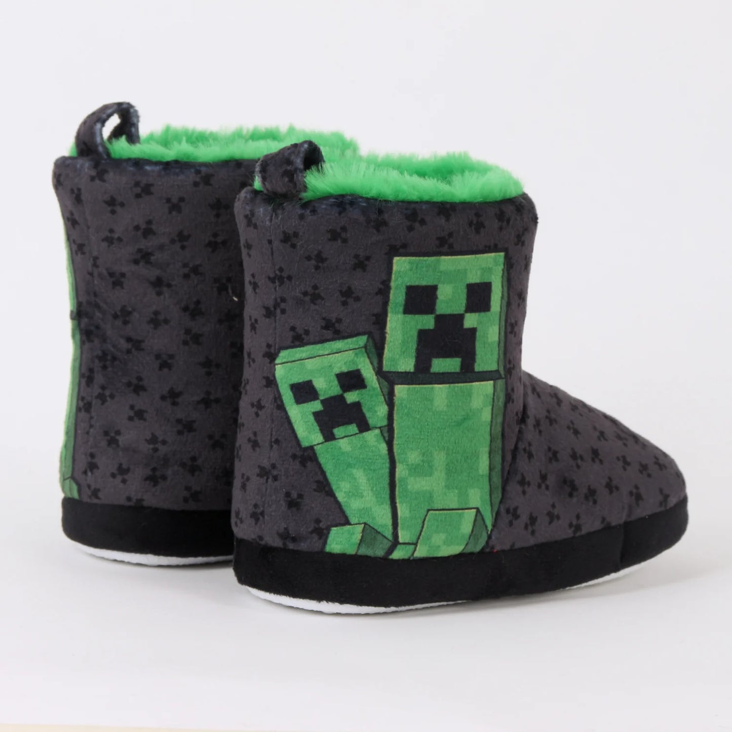 Pantufla Bota Niño Invernal Creepers Negro