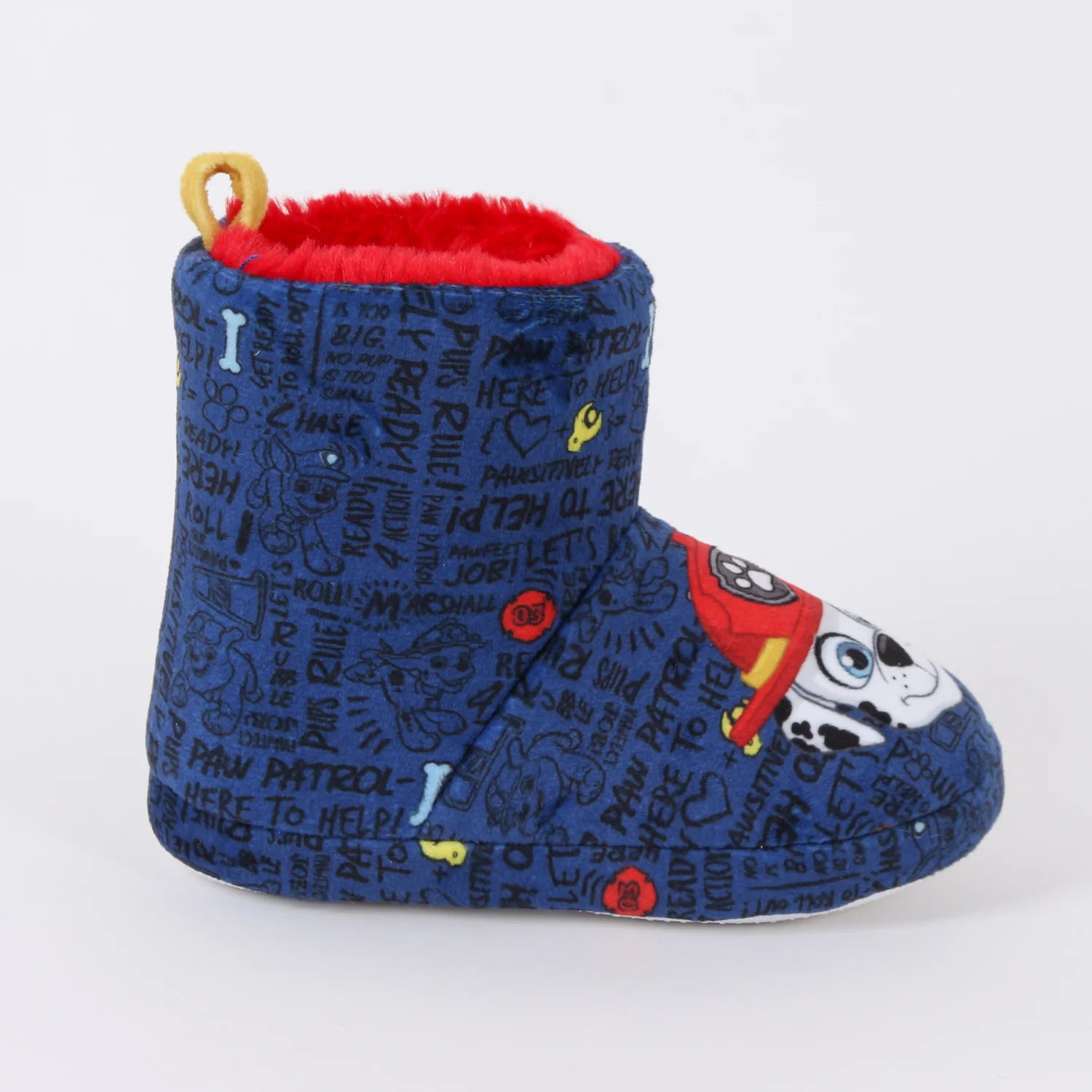 pantufla-bota-niño-invernal-chase-&-marshall-azul-