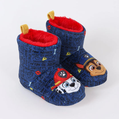 Pantufla Bota Niño Invernal Chase & Marshall Azul