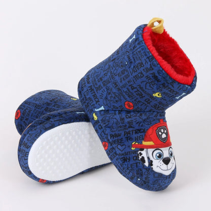 Pantufla Bota Niño Invernal Chase & Marshall Azul