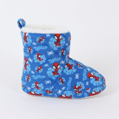 pantufla-bota-niño-invernal-full-print-spidey-azul-