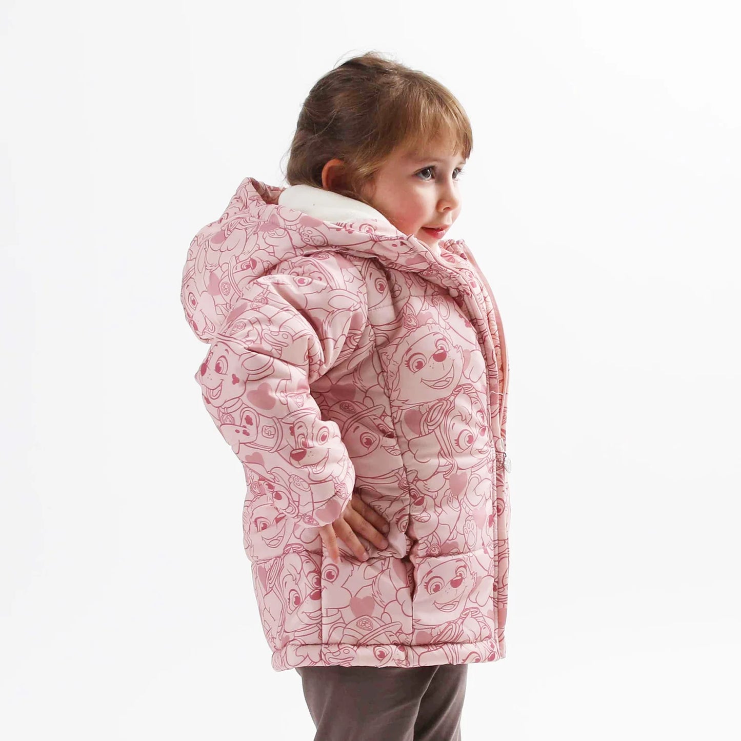 Parka Niña Adventures Rosado
