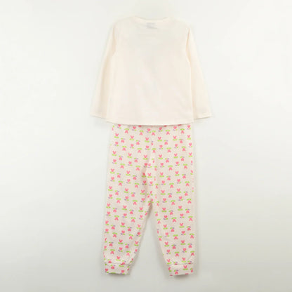 pijama-niña-minnie-flowers-beige-disney