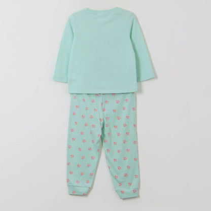 Pijama Manga Larga Niña Skye Earth Day Verde