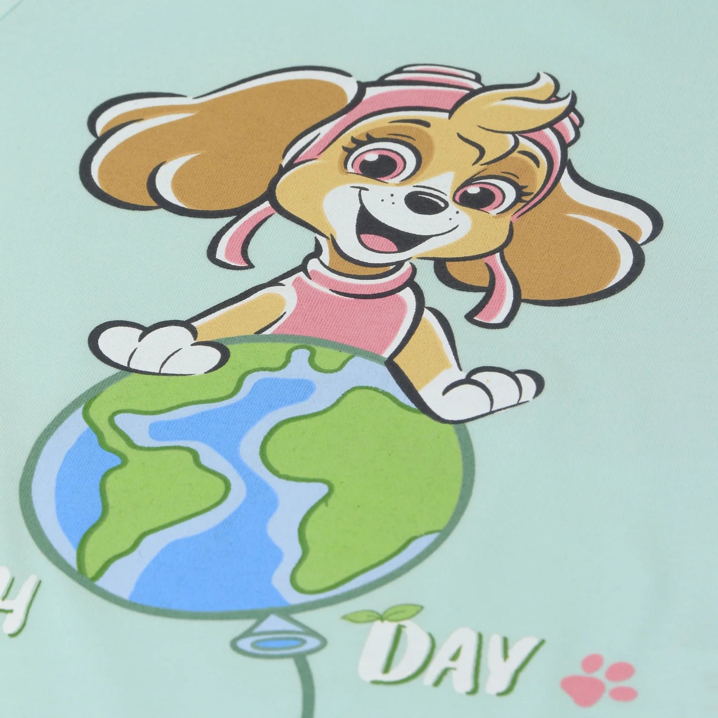 Pijama Manga Larga Niña Skye Earth Day Verde