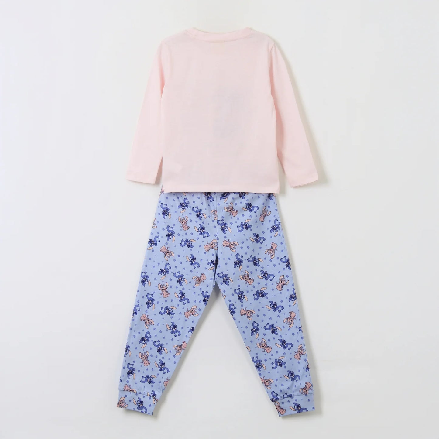 Pijama Niña Largo Angle y Stitch