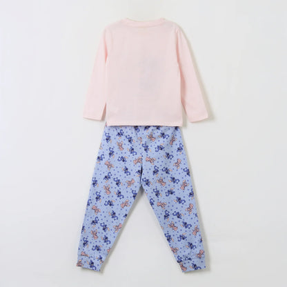 Pijama Niña Largo Angle y Stitch