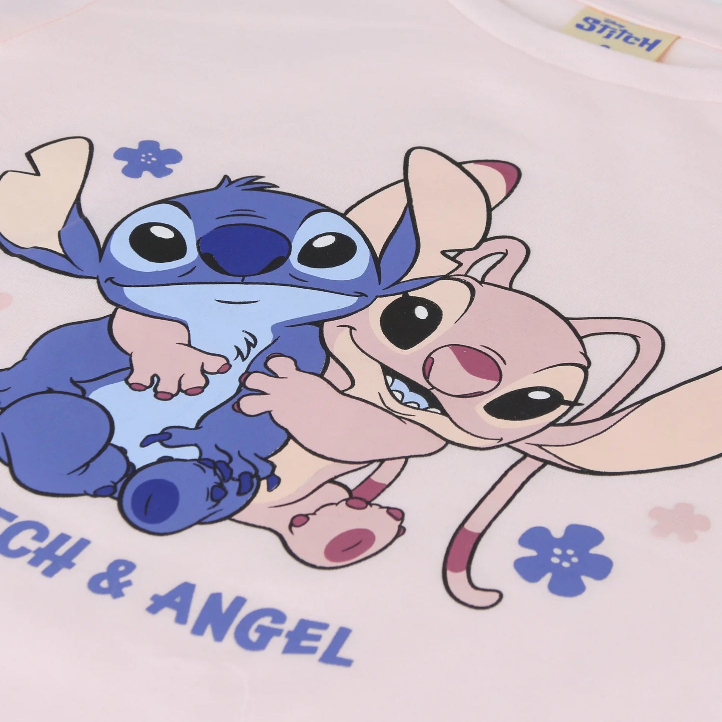 Pijama Niña Largo Angle y Stitch