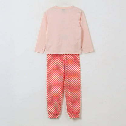 Pijama Manga Larga Niña Soooo Chic Minnie Rosado