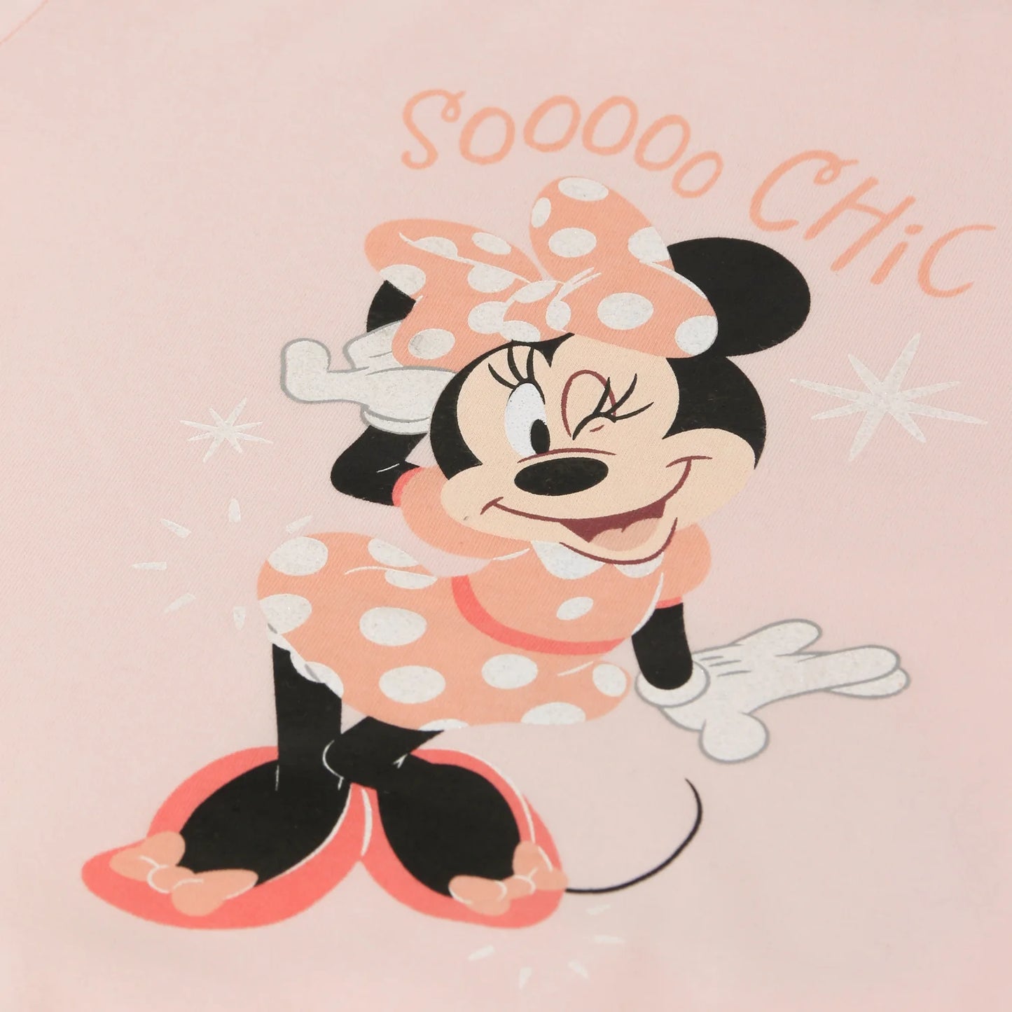 Pijama Manga Larga Niña Soooo Chic Minnie Rosado