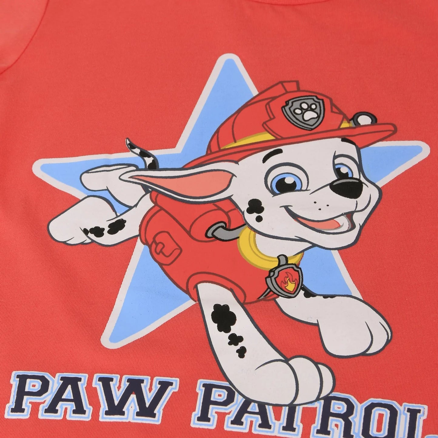 Pijama Manga Larga Niño Marshall Rojo