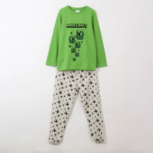 pijama-manga-larga-niño-creepers-verde-