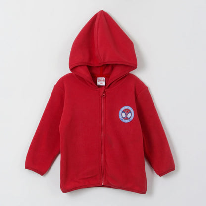 polar-con-gorro-niño-logo-spidey-rojo-