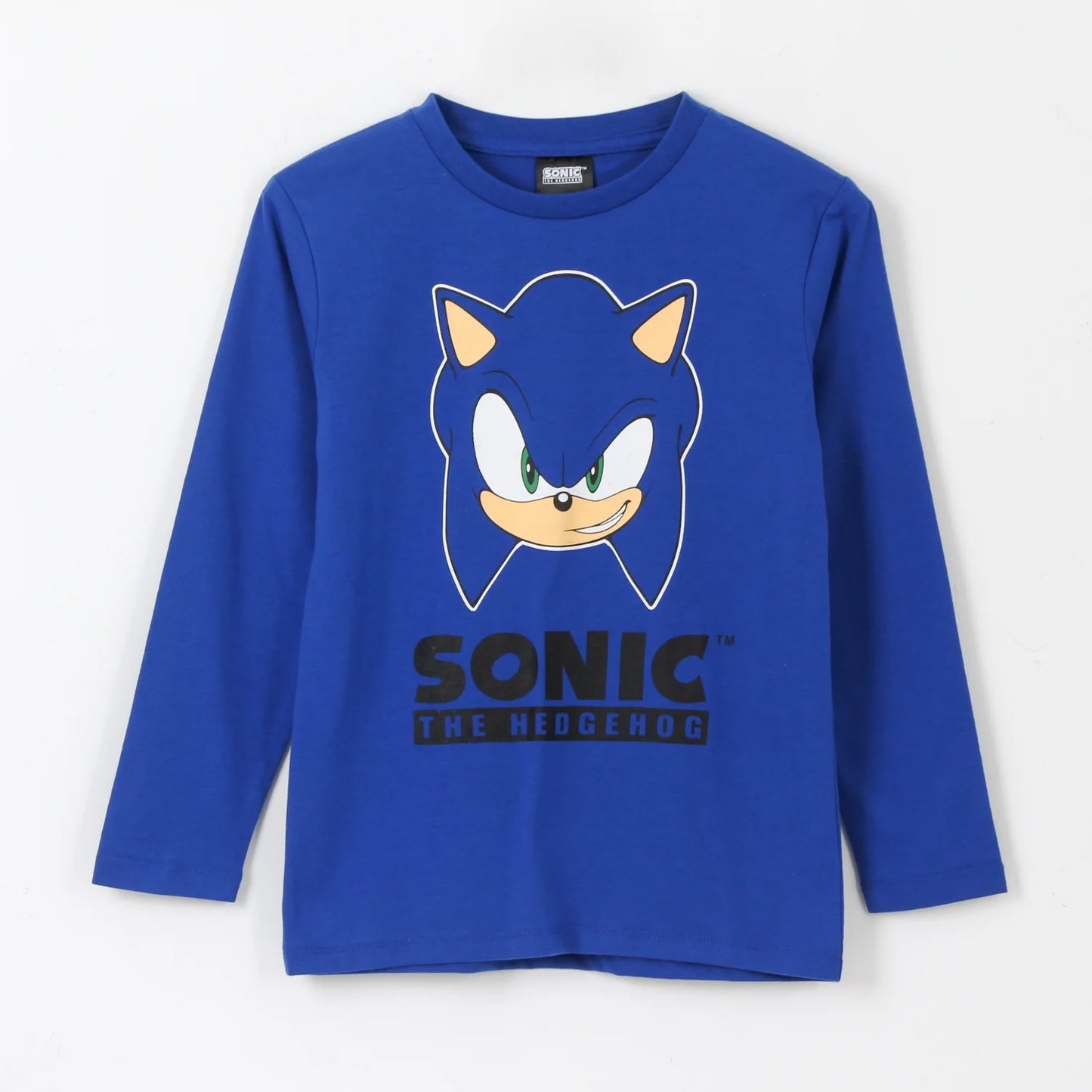 Polera Niño Manga Larga Personaje Azul