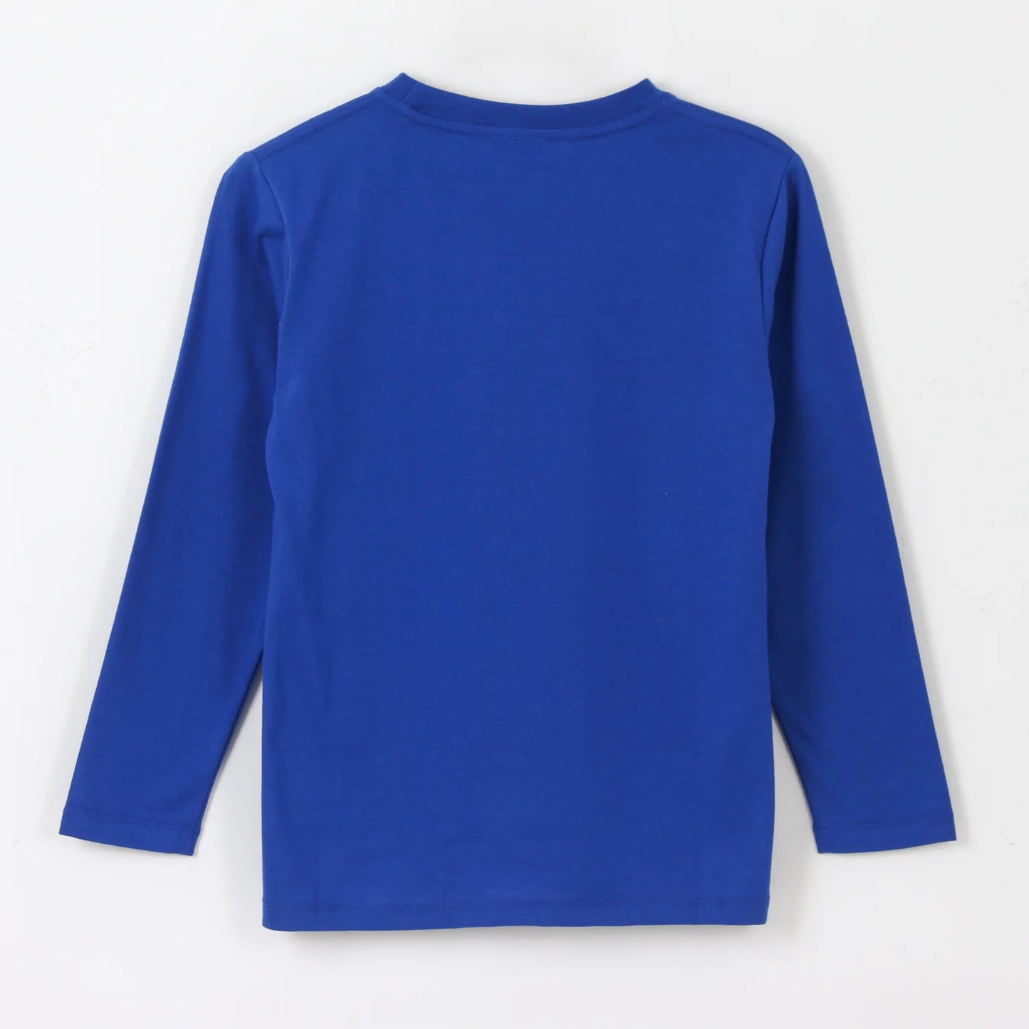 Polera Niño Manga Larga Personaje Azul