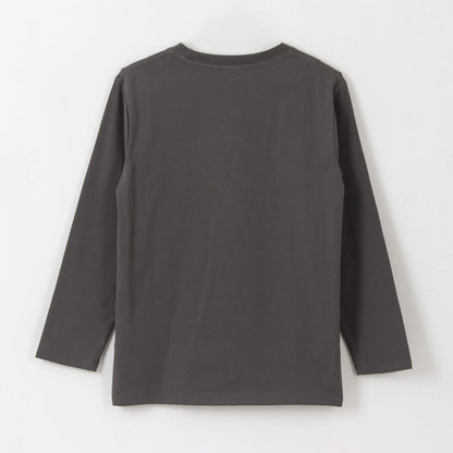 Polera Niño Manga Larga Spiderman Pose Gris