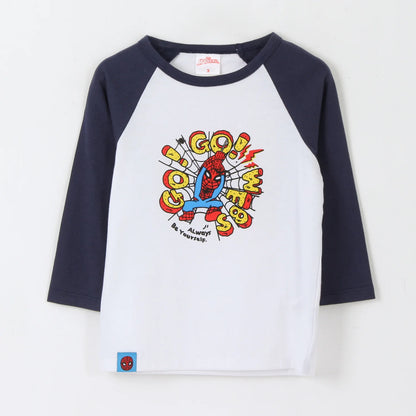 polera-manga-larga-niño-go-go-webs-spiderman-blanco-