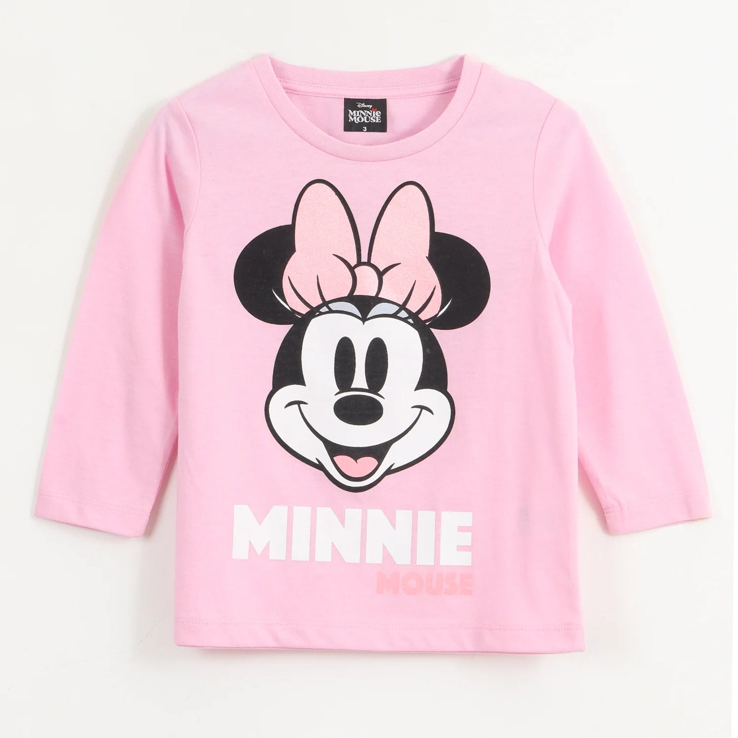 polera-manga-larga-niña-minnie-face-rosado-