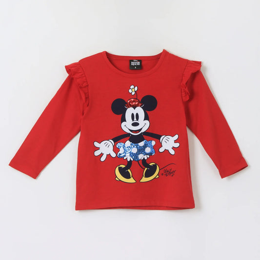 polera-manga-larga-niña-vuelos-minnie-mouse-rojo