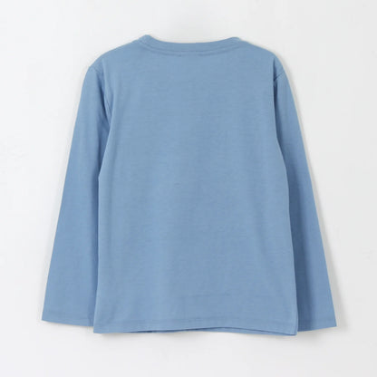 Polera Niña Manga Larga Guiño Lilo & Stitch Azul
