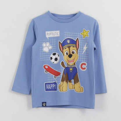 polera-manga-larga-niño-happy-chase-azul-