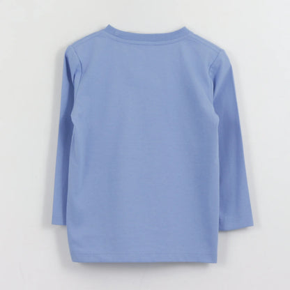 Polera Niño Manga Larga  Happy Chase Azul