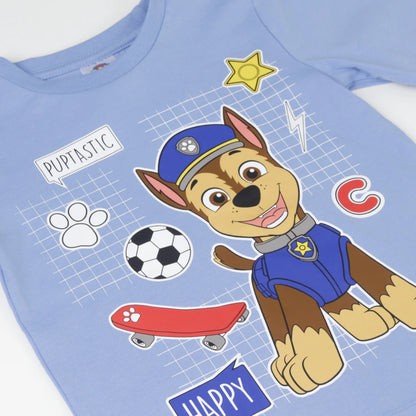 Polera Niño Manga Larga  Happy Chase Azul