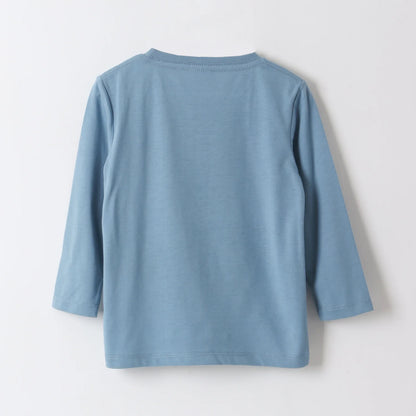 Polera Niño Manga Larga Chase Azul