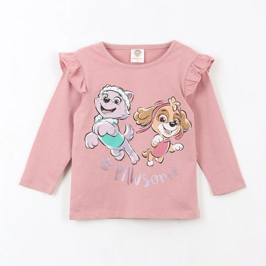 polera-manga-larga-niña-vuelos-friends-rosado-