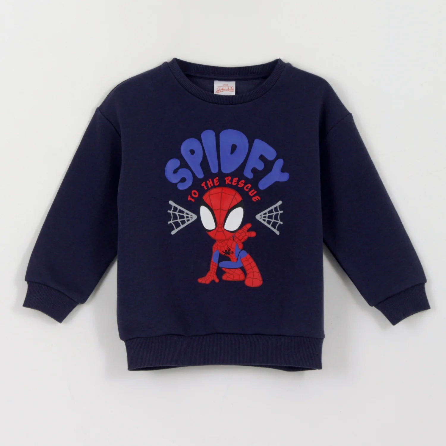 polerón-cerado-niño-spidey-to-the-rescue-azul