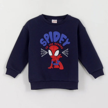 polerón-cerado-niño-spidey-to-the-rescue-azul