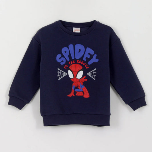 polerón-cerado-niño-spidey-to-the-rescue-azul