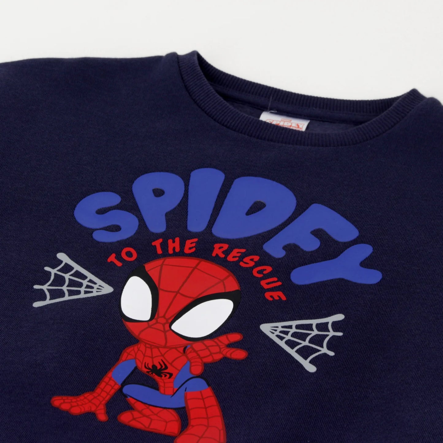 Polerón Niño Cerado Spidey To The Rescue Azul