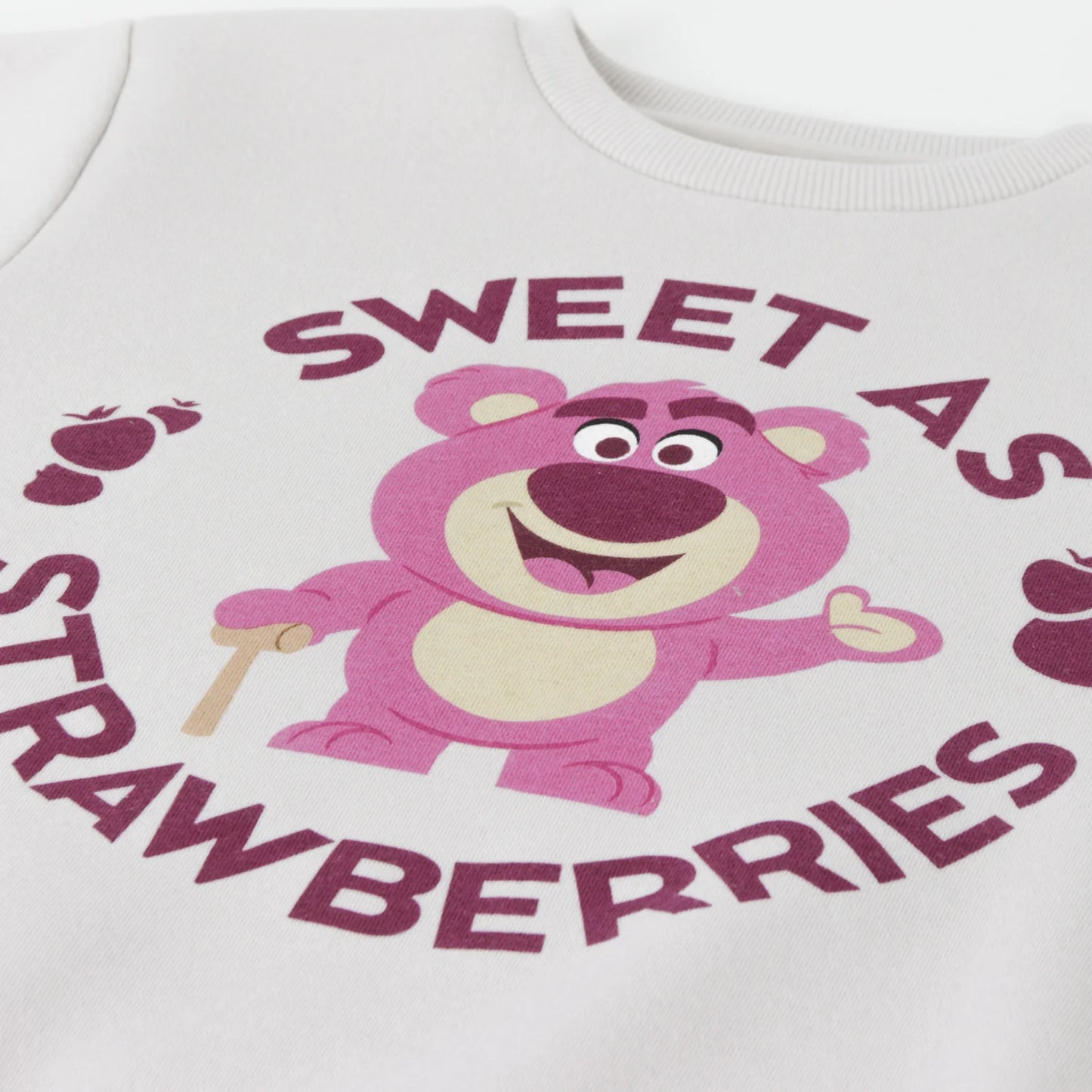 Polerón Niña Cerrado Lotso Toy Story Gris