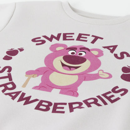 Polerón Niña Cerrado Lotso Toy Story Gris