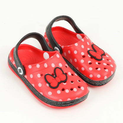 Sandalia Niña Zueco De Eva Rojo Cinta Minnie