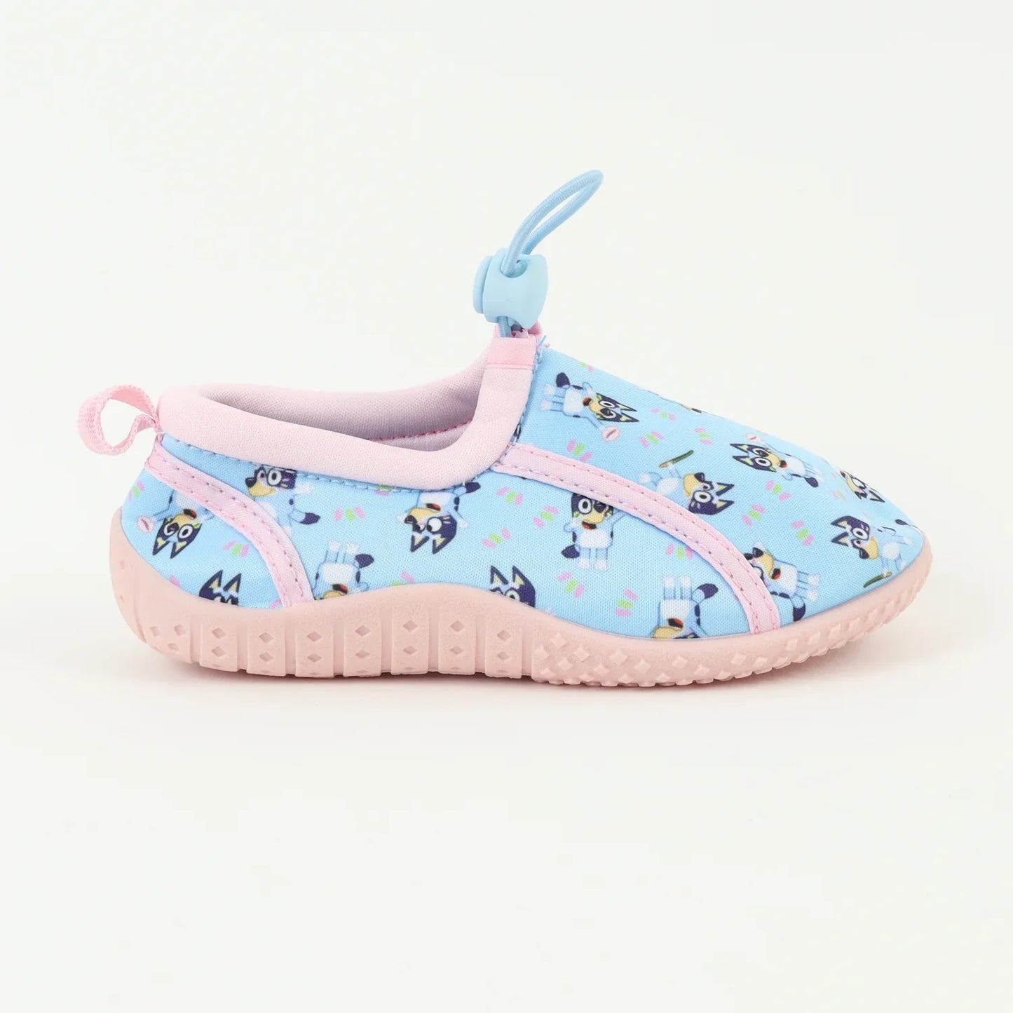 zapatilla-de-agua-niña-celeste-full-print-bluey